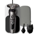 Shaver S9000 Prestige Cordless electric shaver with 2 attachments – W/Code