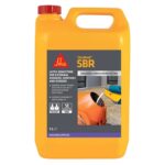 Sika SikaBond SBR, 5L Latex Admixture For External Renders, Mortars And Screeds Water Resistant Bonding Agent
