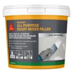 Sika SikaWall All Purpose Ready Mixed Filler, Interior & Exterior, White, 1kg