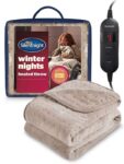Silentnight Winter Nights Heated Throw Natural – 160 x 120 cm (20% Discount at checkout) Free C&C