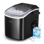 Silonn Countertop Ice Maker, Portable, 9-Cube Ice in 6 Mins