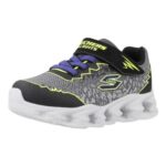 Skechers Vortex 2.0 Zorento Trainers, Toddler 5 UK, Black/Yellow/Blue