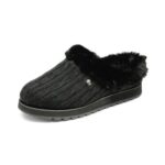 Skechers Womens Keepsakes Ice Angel Slipper Black 6W