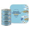 Skipjack Tuna Chunks in Sunflower Oil, 4x145g by amazon ( £1.98 – £2.24 w/voucher s&s)