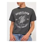 Slate Blue Heartland Graphic T-Shirt