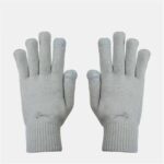 Slazenger Knit Adults Gloves in Grey