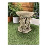 Small Stone Gargoyle Bird Bath Feeder, H26cm x W23cm Weighs 8Kg Free P&P