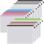 Small Zip Lock Bags15pcs Plastic Folders for Paperwork A4Document Wallets StorageClear Plastic Wallets Flashcard Paperwork OrganiserFolders for DocumentsSuitable for SchoolsOfficesZip Pouch