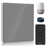Smart WiFi Light Switch Grey, Compatible with Alexa and Google Home – Sold by BSEED SWITCH / FBA