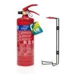 Smartwares Powder extinguisher – 2 kg – for ABC fires – Suitable for vehicles & homes – With mounting bracket