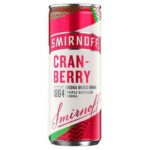 Smirnoff Vodka And Cranberry Juice, 4 x 250ml – ABV 5% – Discount at Checkout