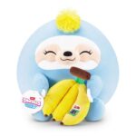 Snackles Series 2 Wave 2, Snack Swap, Sloth, 35 cm by ZURU Cuddly Squishy Comfort Plush with License
