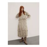 Snake Printed Boho Midaxi Dress 16 (FREE C&C)