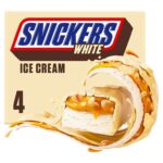Snickers White Ice Cream Bars (4 Pack)