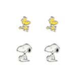 Snoopy & Woodstock Stud Earrings Set