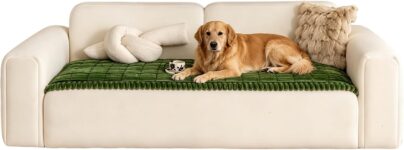 Sofa Cover, L-Shaped Corner Sofa Cover, Thick Soft Corduroy Plush Cushion, Pet & Child Friendly Furniture Protector