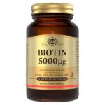 Solgar Biotin 5000 mcg – 50 Veg Capsules – Prime Exclusive