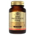 Solgar Zinc Picolinate 22 mg, High Absorption Supplement, 100 Vegan Tablets (£6.45 / £6.07 max S&S) w/voucher