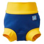 Splash About Happy Nappy Duo Reusable Swim Nappy, Navy & Yellow, 2-3 Years
