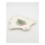 Spode White Christmas Tree Ceramic Serving Platter – 32 X 36cm