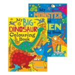 Squiggle A4 Kids Colouring Book Set – 2 Pack