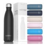 Stainless Steel Insulated Water Bottle, WATERSY Double Walled