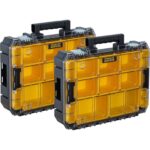Stanley FatMax Pro-Stack Organiser Twin Pack 440 x 119 x 332mm. Free C&C