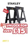 Stanley STST1-70713 Folding Sawhorses Set 2 Stanley Window Scrapers (Free C&C)