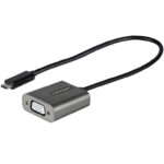 StarTech USB-C to VGA Adapter, 1080p, 12in Cable (CDP2VGAEC)