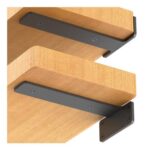Starunder 6-Pack Floating Shelf Brackets, 4-Inch Heavy-Duty L-Brackets