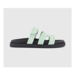 Steve Madden Missile Sandals – Pistachio Green – UK 4
