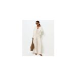Stone Woven Wide Leg Trousers