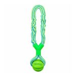 Stretchy Dog Tug Toy – Green