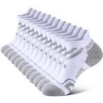 SukModen Mens Ankle Running Socks, Performance Anti-Blister Trainer Socks (Size 13-15) – Sold by SukModen Direct / FBA – Prime Exclusive