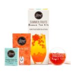 Summer Fruit Bubble Tea Kit with Peach Syrup, Strawberry Boba – £2.69 S&S