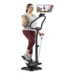 Sunny Health & Fitness Smart Stepper with Handlebar & Holder