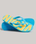 Superdry Vintage Vegan Classic Flip Flops, Size Small / White Large / Rich Navy S – L