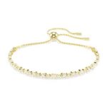Swarovski Matrix Bracelet – White, 18K Gold Finish