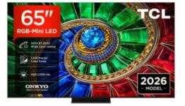TCL 65RM7L-UK 65 inch RGB Mini LED 4K Ultra HD HDR Smart TV – 6 Year Warranty (Member Price Free To Join) – With Code