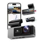 TECXERLLON Dash Cam Front and Rear Wireless 4K2K Starlight 64GB