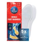 THE HEAT COMPANY Insole Foot Warmer – Small – 5 Pairs Size S/M