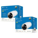TP-Link Tapo C460 4K 8MP Battery Powered Outdoor Security Camera – 2 Pack