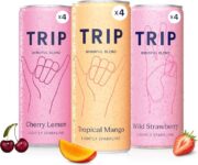 TRIP Calm Magnesium Drink, Non-Alcoholic Mocktail, Tropical / Citrus Berry Mixed Pack 12 x 250ml (£13.04 / £12.32 max S&S)