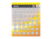TRONIC Button Cell Batteries – 48 Pieces