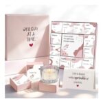 TUZELIYA 12-Piece Scented Candle Gift Set with Greeting Card