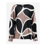 Tan & Black Alora Top