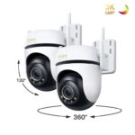 Tapo C530WS twin pack 3K Outdoor Pan/Tilt/Zoom Security Cameras