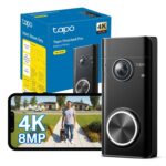 Tapo D260 Pro 4K 8MP Battery Doorbell Camera Wireless, Color Night Vision