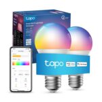 Tapo L530E (2-Pack) E27 Smart Bulb, Alexa Light Bulbs, LED, Extra Bright WiFi Smart Bulb, Colour Changing Light Bulb – Prime Members