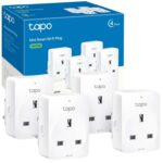 Tapo P100 (4-Pack) Smart Plug, Mini WiFi Plug Works with Alexa & Google